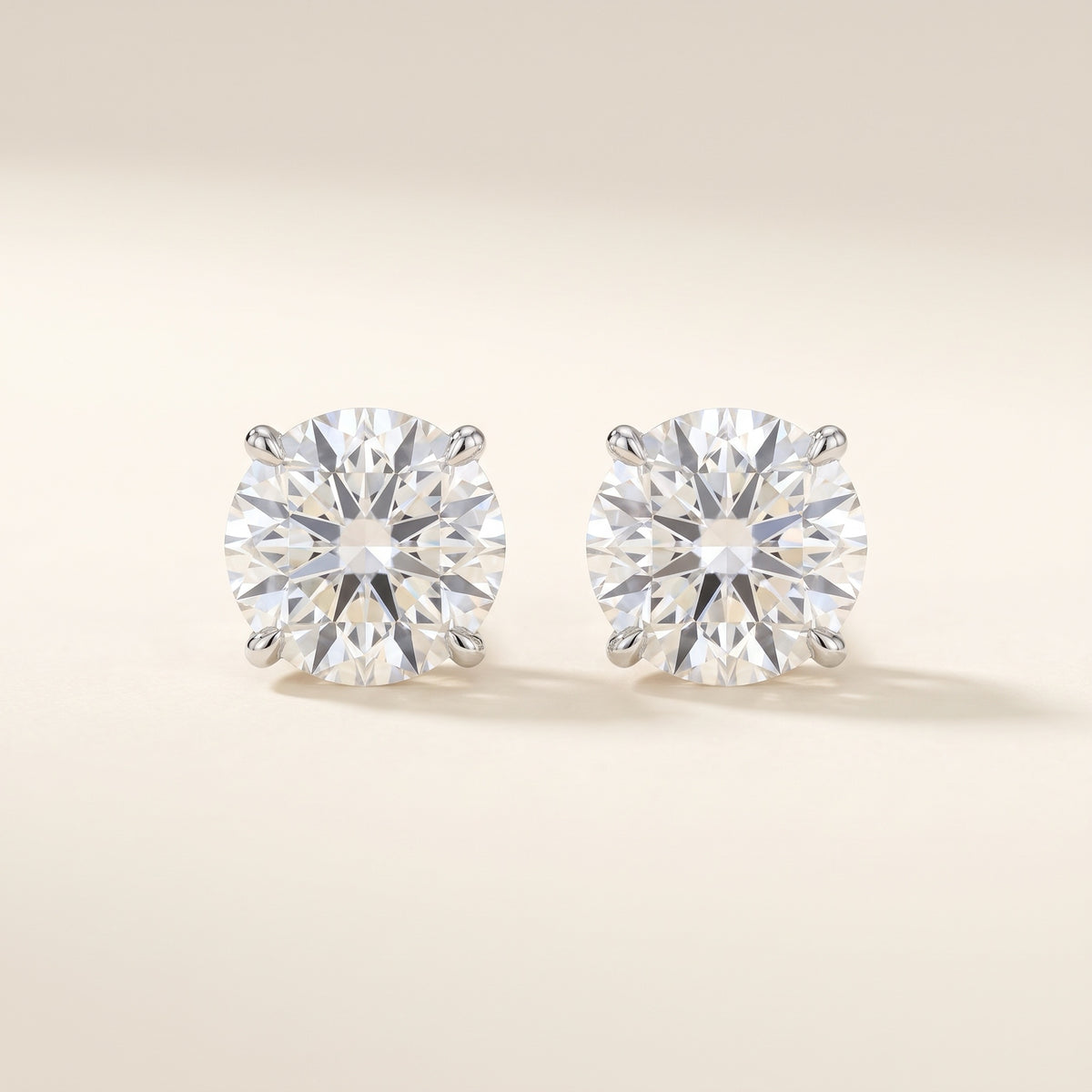 Élise Tek Taş Küpe 1.00 ct (Toplam 2.00 ct)