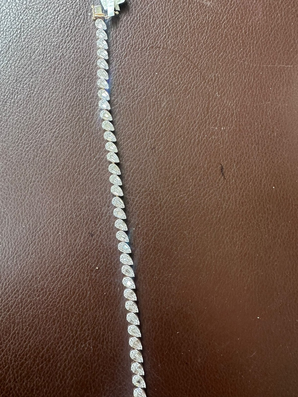 Pırlanta Zigzag Tenis Bileklik