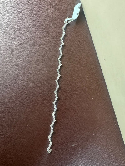 Pırlanta Zigzag Tenis Bileklik